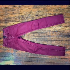 Urban Outfitters Red Skinny Jean Size 24